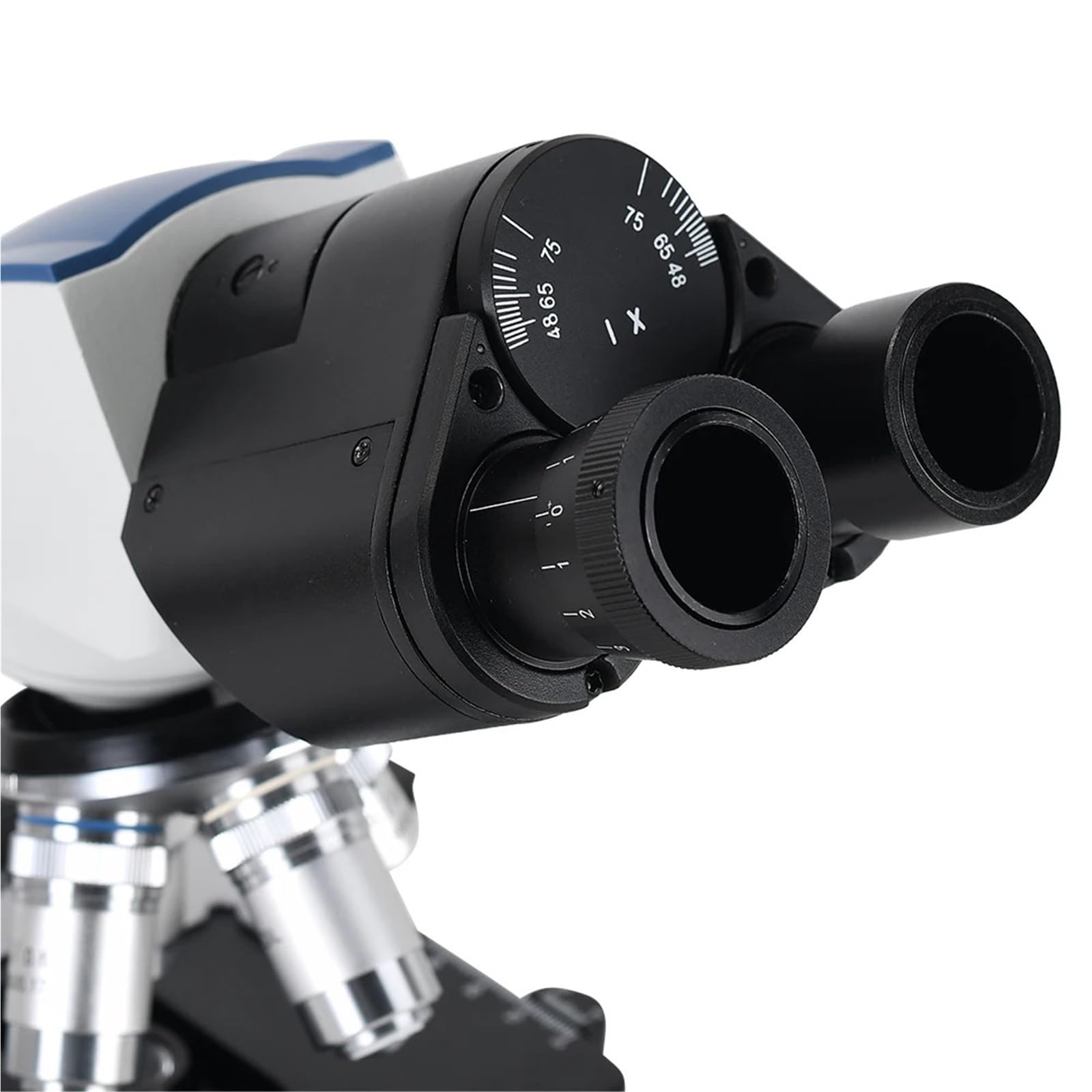 Microscopio Estereoscópico, Microscopio biológico compuesto profesional 40X-1600X con luz ajustable, mecánico, XY, platina 3D for laboratorio de ciencias médicas educativas