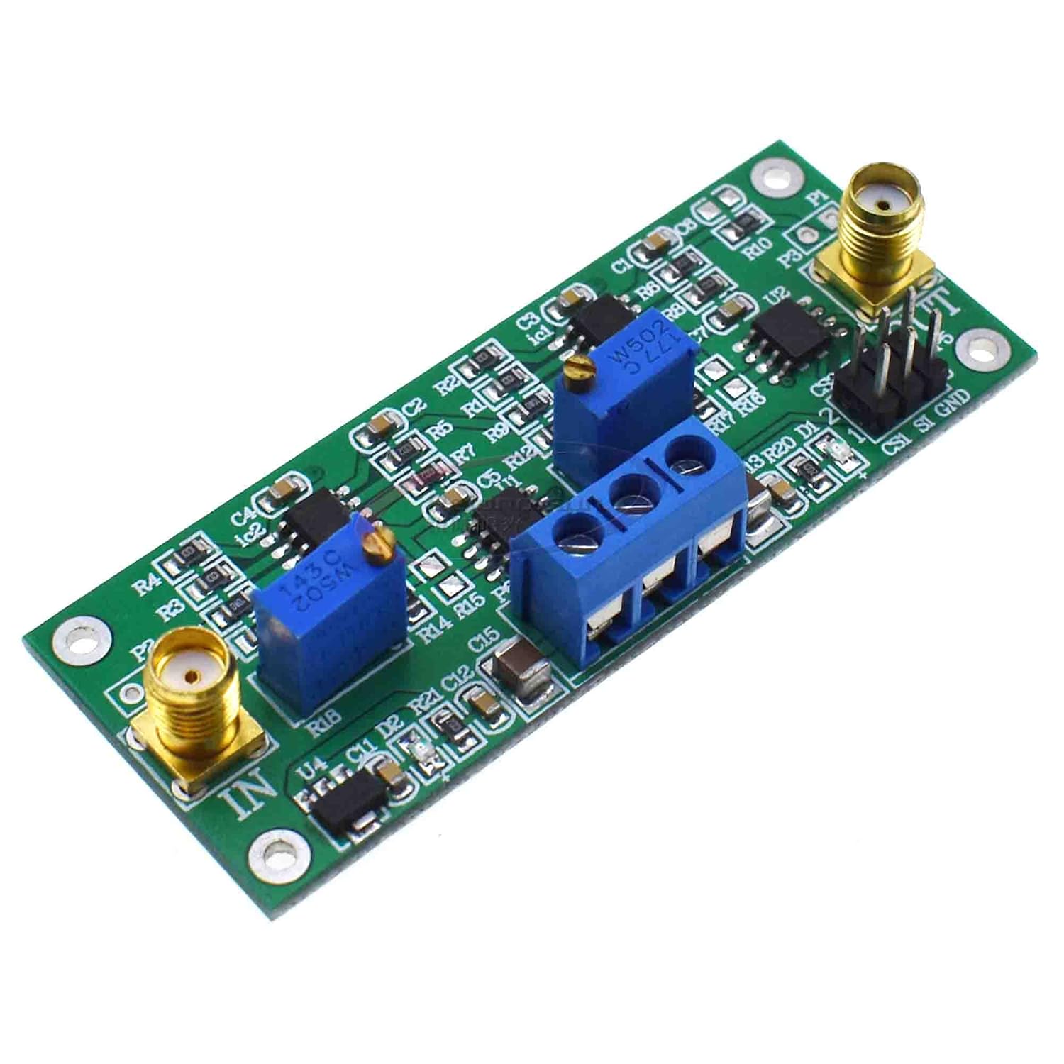 Reland Sun MCP41010 1 Channel 0-360 Degree Variable Phase Shifter Circuit Module Board - Phase Shifting Amplifier