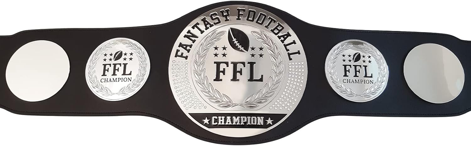 Fantasy Football Belt, Customizable Championship Belt Award Soccer Trophy, Champions League Trophy, Customizable Trophy