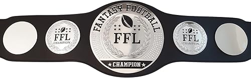 Miniatura 6 de Cinturón de fútbol de fantasía, Trofeo de fútbol de premio de cinturón de campeonato personalizable, Trofeo de la Liga de Campeones, Trofeo