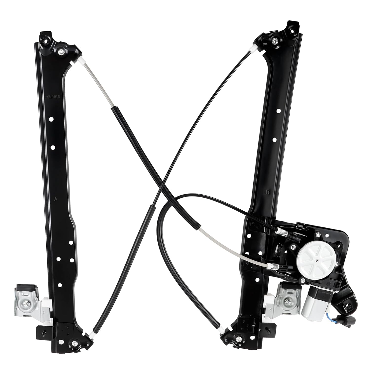 Window Regulator with Motor Assembly Rear Left Driver Side Compatible with Chevy Silverado 1500 2500 3500 & GMC Sierra 2000-2007, Fit Suburban Tahoe Yukon XL Cadillac Escalade, Replaces 741-578
