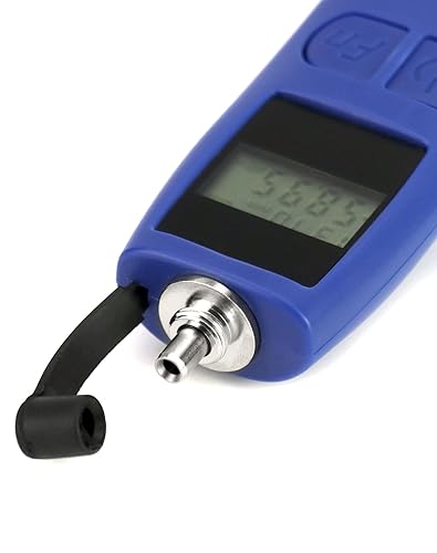 Miniatura 4 de QWORK Medidor de potencia óptico, -70+10 dBm, con interfaz universal de 0.098in, medidor de luz de fibra para probar 6 longitudes de onda de