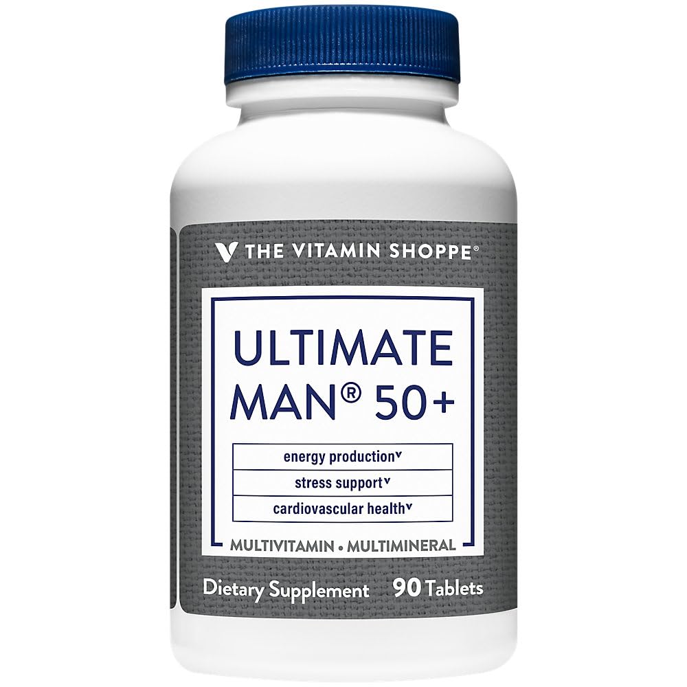The Vitamin Shoppe Brand Ultimate Man 50+ Multivitamin, 90 Tablets
