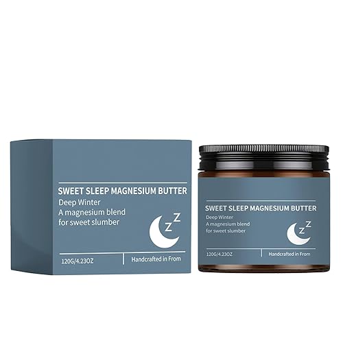 Overnight Sleeping Cream, Hydrating Night Cream for Dry Rough Skin with Magnesium Chloride, Shea Butter & Mango Extract, Lightweight Non-Greasy
