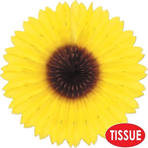 Miniatura 4 de Ventilador girasol Beistle 50276 18 pulgadas