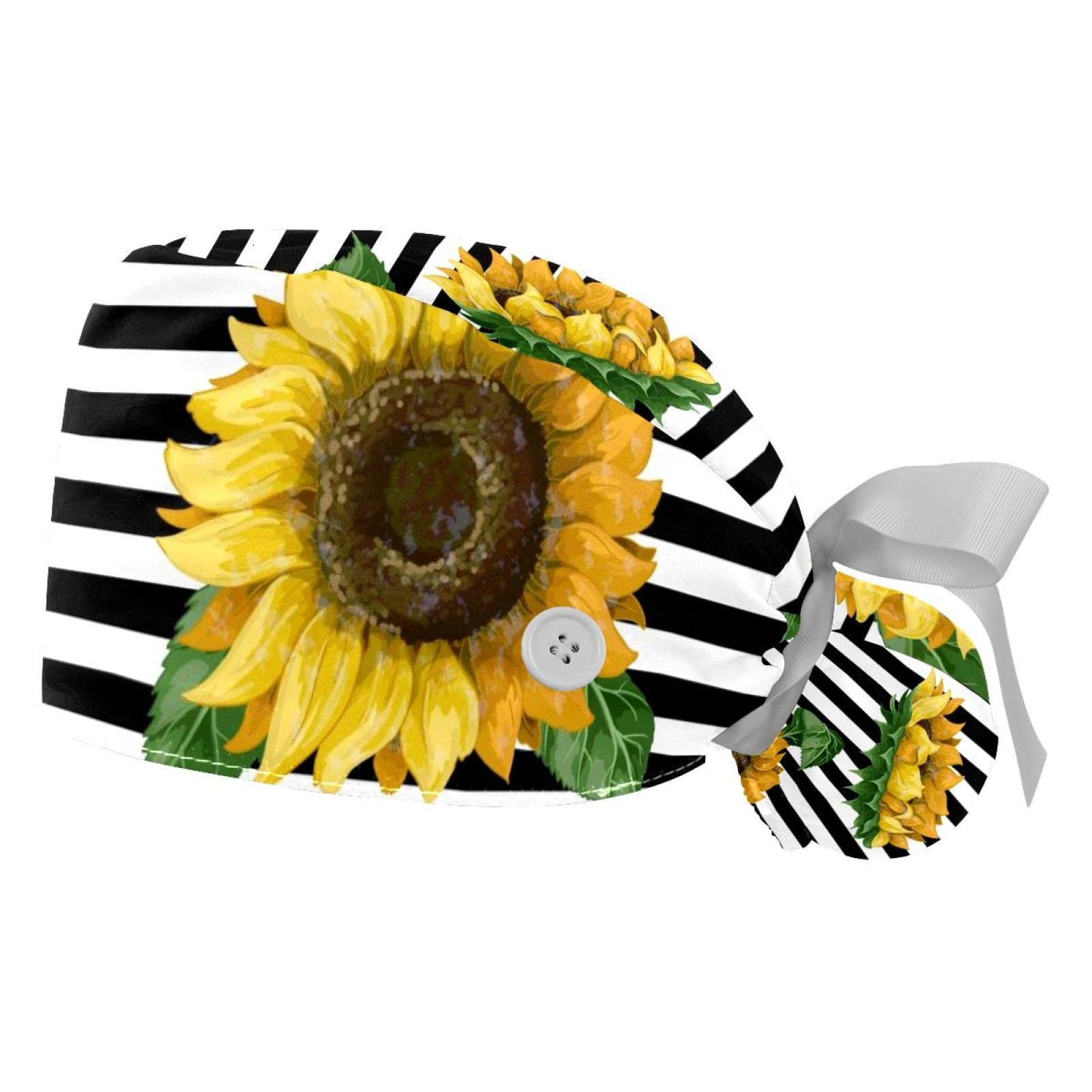 Casquettes de travail ajustables Tournesols pour rester élégante et protégée à l'atelier - 7