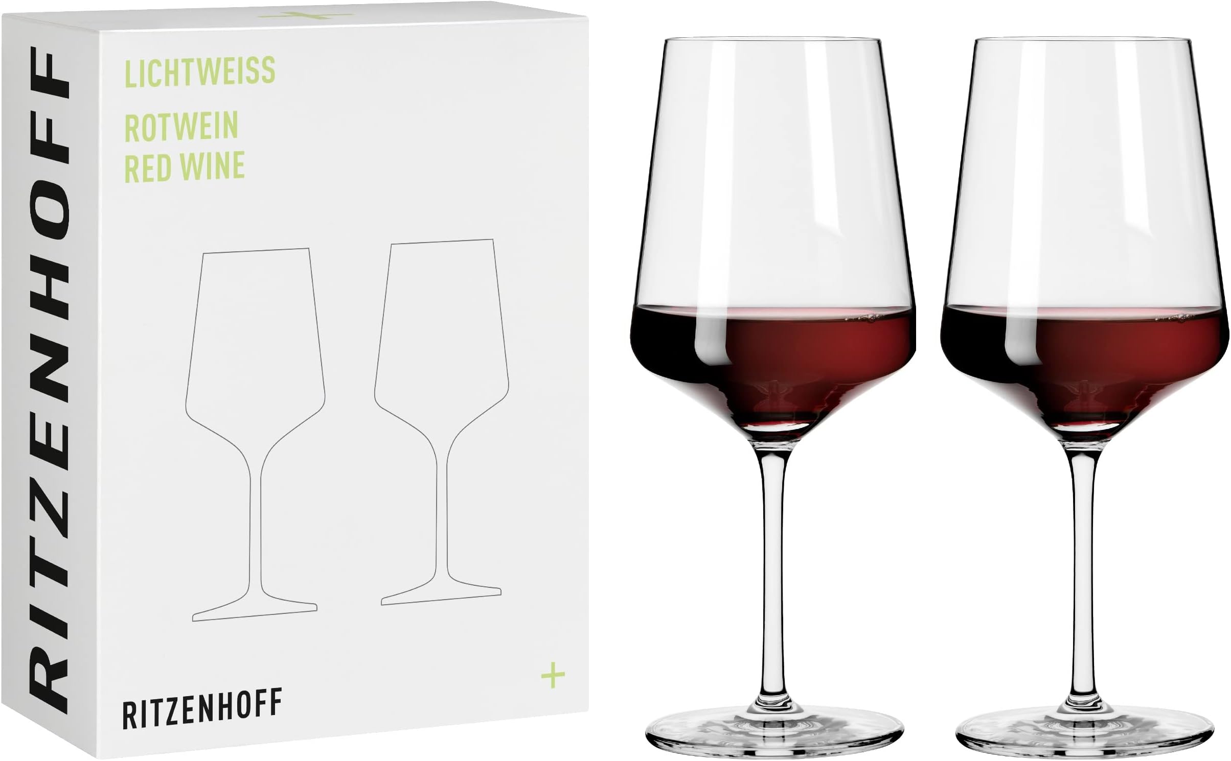 RITZENHOFF 6301003 Wasserglas 500 ml - Serie Lichtweiss - 6 Stück