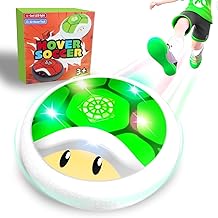 Boys Toys Gifts, Hover Soccer Ball with LED Lights, Indoor Soccer Toys Games, Turtle Shell Toys for Kids Ages 3-12, Kids Boys Christmas Birthday Gifts, Air Floating Ball