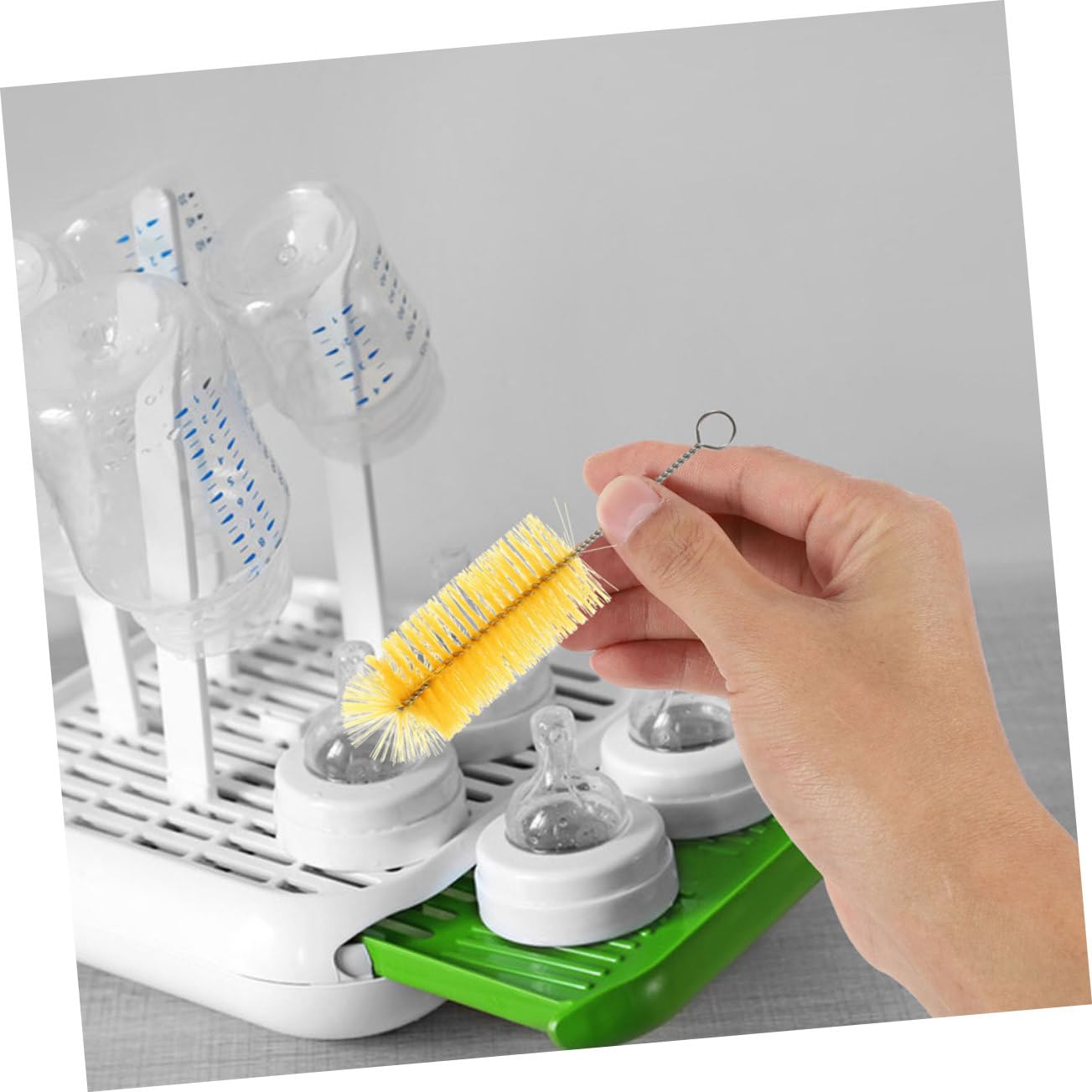 MAGICLULU 36piezas Limpiadores De Botellas Portátiles para Biberones y Cepillos De Inoxidable y Accesorios para Bebés Herramientas De Limpieza Eficaces y Reutilizables