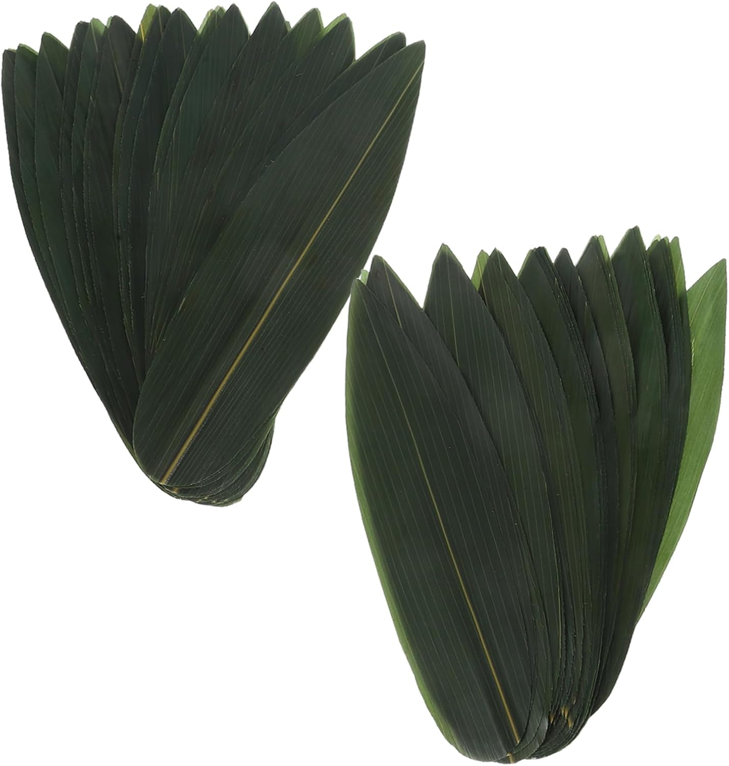 Ipetboom 100pcs Japanese Sashimi Leaves Mats for Sushi Plate Decor Natural Fake Leaf Sushi Dish Ornament for Japanese Korean Food Presentation Bbq and Party Accessories