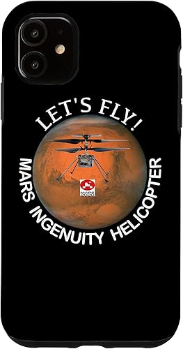 Funda para iPhone 11 Mars Ingenuity Helicóptero Perseverancia 2020 disponible en Yaxa Guatemala