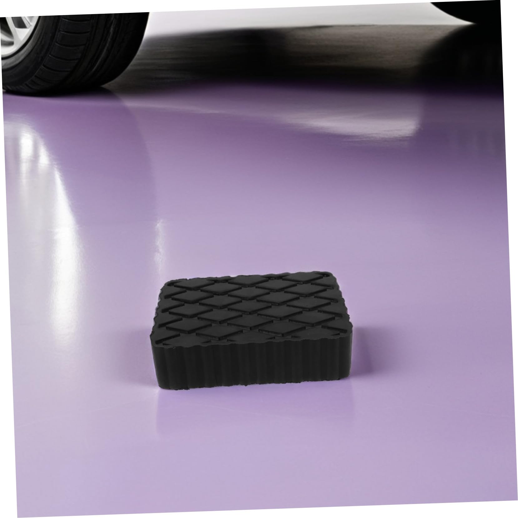 Ciieeo Unterlegscheibe Für Wagenheber Antivibrations-gummipads Gummipad Für Rangierwagenheber Stoßdämpfende Matte Gummi-wagenheberadapter Vibrationsdämpfende Unterlage Bodenschutz Werkzeu