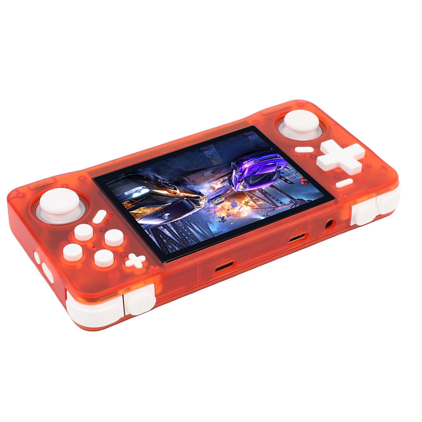 Aramox Console di Gioco Portatile retrò, Console di Gioco Portatile ABS con Schermo HD 640x480 da 3,5 Pollici, RK3326 64 Bit A35, Batteria 4000mAh, per Giocatori di Giochi retrò da Viaggio (#9)