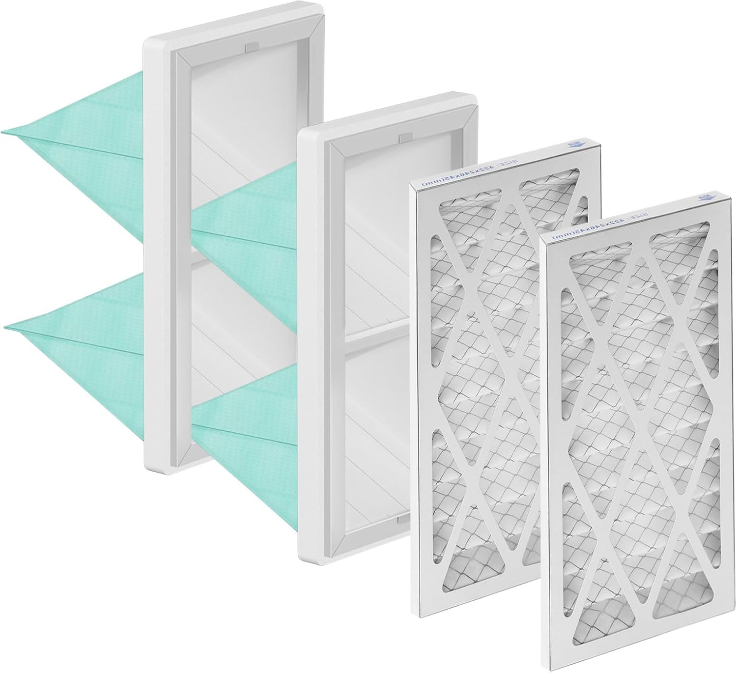 1 Micron Inner Filter Replacement Compatible with WEN 3410, POWERTEC AF4000, AF4001, Shop Fox W1830 Air Filtration Systems Woodworking, Replacement for WEN 90243-026-2 Woodworking Air Filters, 3 Pack