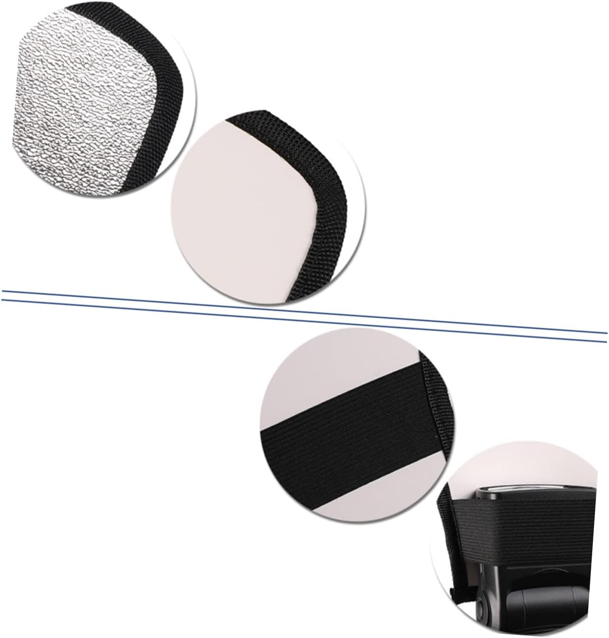 2pcs Photography Light Reflector Flash Diffuser Softbox Sided Reflecting Plate Portable Soft Light Board Essential for Camera Flash
