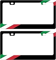 Vista 19 de Marco de matrícula de flores de cerezo con hermosas flores rosadas, divertido soporte de accesorio de automóvil de acero inoxidable para mujeres