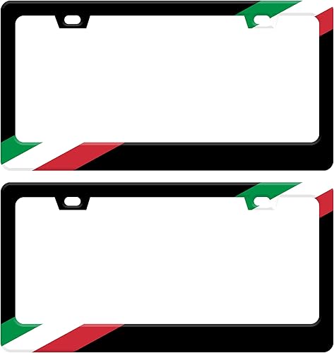 Miniatura 19 de Marco de matrícula de flores de cerezo con hermosas flores rosadas, divertido soporte de accesorio de automóvil de acero inoxidable para mujeres