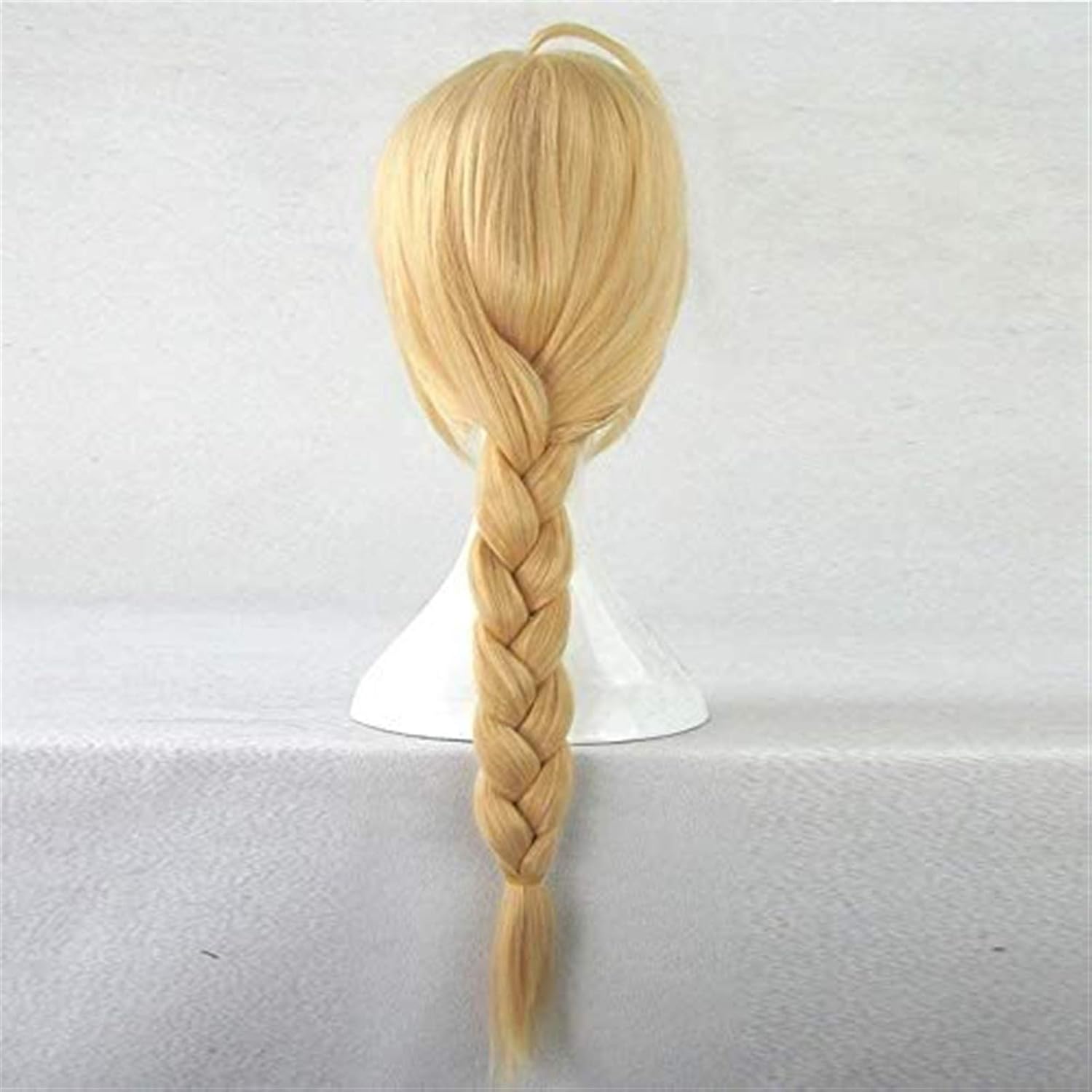 Fullmetal Alchemist Edward Elric Cosplay Wig Hair Role Play Halloween Christmas Costume Comic Convention Heat Resistant Synthetic Wigs+Wig Cap