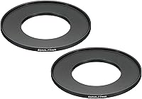 Vista 7 de PATIKIL Anillo elevador de metal de 2.283 in-2.835 in, paquete de 2 anillos adaptadores de filtro de lente de cámara, anillo adaptador de filtro