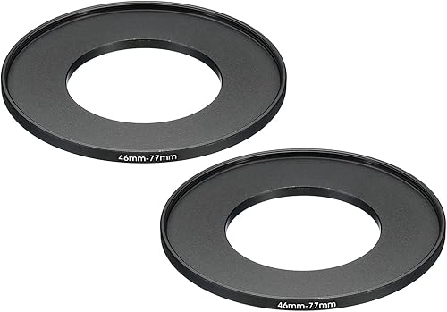 Miniatura 10 de PATIKIL Anillo elevador de metal de 1.929 in a 2.047 in, paquete de 2 anillos adaptadores de filtro de lente de cámara, anillo adaptador de filtro