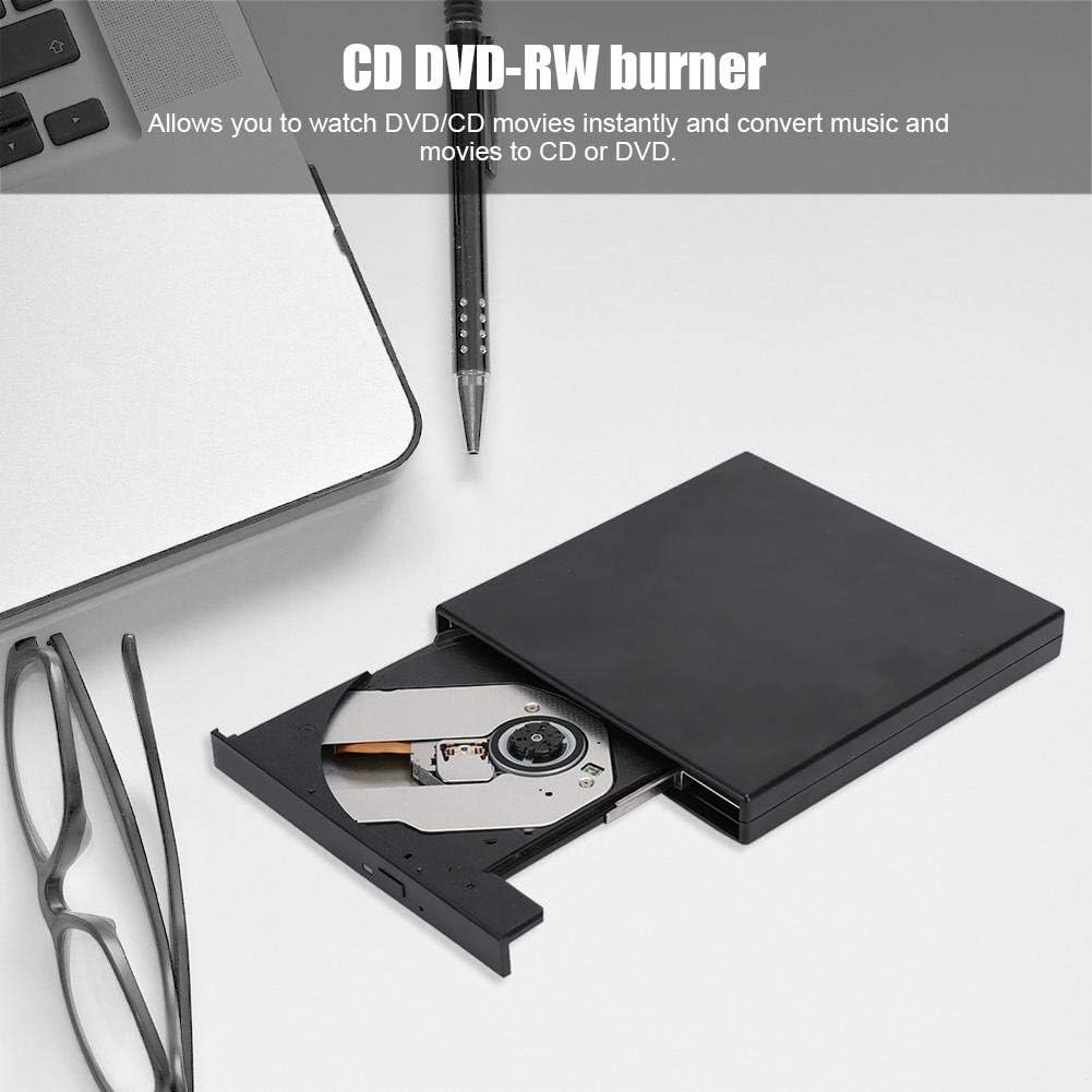 fo sa Computer Optical Drive USB2.0 DVD,RW Portable External Laptop Desktop PC CD DVD RW for Win 2000,Win XP,Win Vista,Win 7