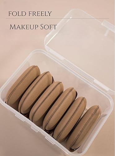 Miniatura 3 de Esponja cuadrada para base de aire, 5 unidades, soplo disponible en ambos lados, esponja en polvo, herramientas de belleza para accesorios de