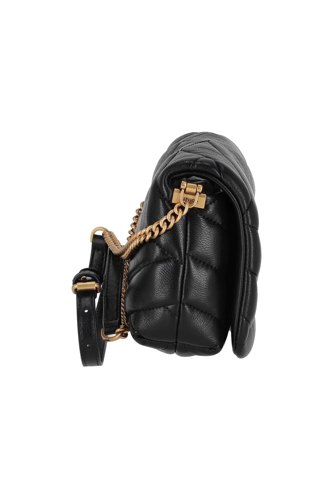 Pinko - Love Click Puff Baby Sheep Nappa Puzzle Quilt, Borsa Donna