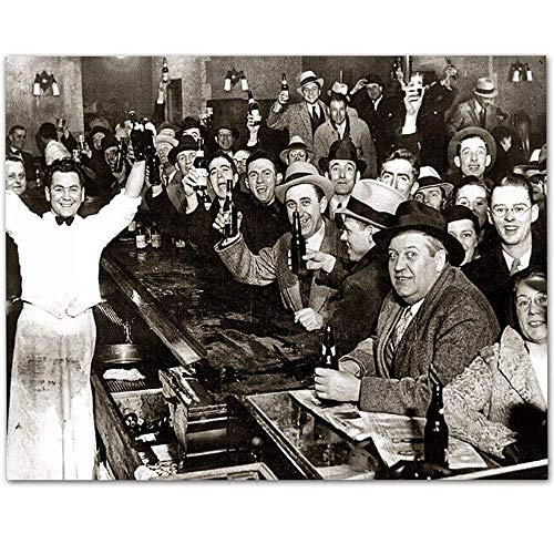 The Night Prohibition Ended - 11x14 Unframed Art Print - Makes a Great
