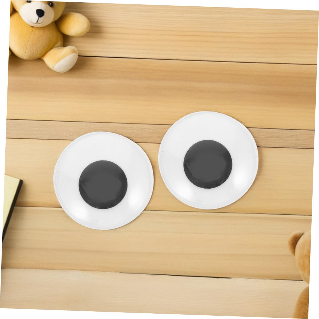 10 Piezas Autoadhesivos para Manualidades Ojos de Plástico para Crochet y Juguetes de Peluche Pegatinas Resistentes y Divertidas para Proyectos DIY Movimiento Oscilante