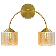 Vintage 2-Light Bathroom Light Fixtures,15.7" Modern Led Bathroom Vanity Light with Crystal Bubble Glass,Bronze Bathroom Lighting Fixtures Over Mirror,3CCT Temperature Wall Sconce for Bedroom
