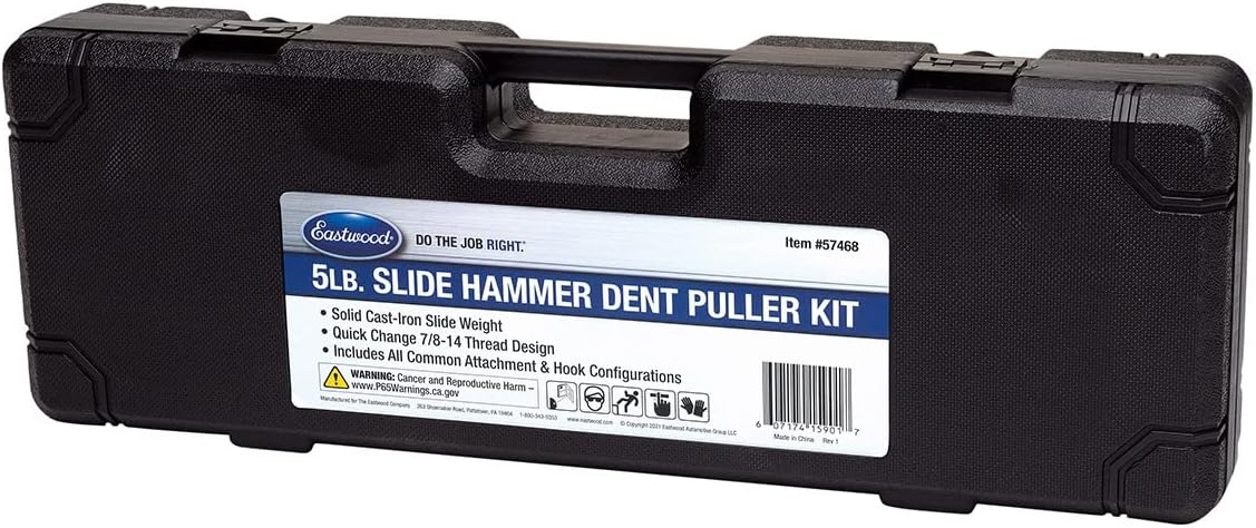 Eastwood Autobody 5lb Slide Hammer Dent Removal Puller Kit