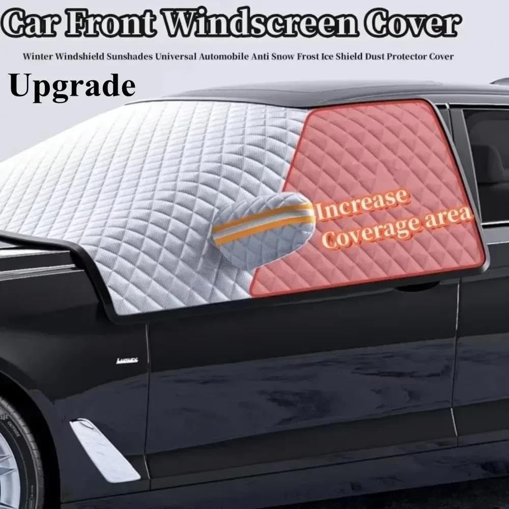 Genérico Cubierta Magnética del Parabrisas Delantero Coche Parasol Automóvil De Nieve Protector Impermeable Parabrisa Delantero Coche Cubierta