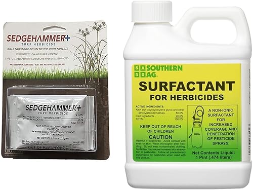 Gowan USA 51496 SedgeHammer, 0.48 oz - 5 onzas, surfactante blanco y agrícola del sur para herbicidas no iónicos, 16 onzas, 1 pinta