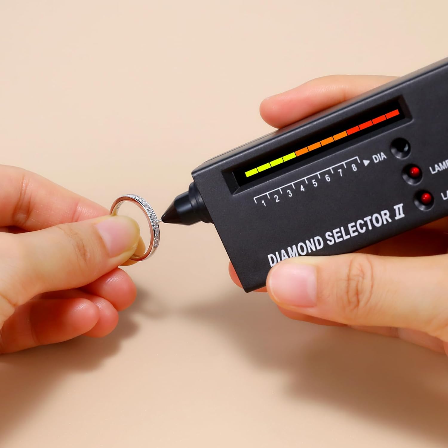 Moissanite Half Eternity Ring for Women 925 Sterling Silver Moissanite Wedding Band D Color VVS1 Round Cut Channel Set Anniversary Band Stackable Ring - Image 9