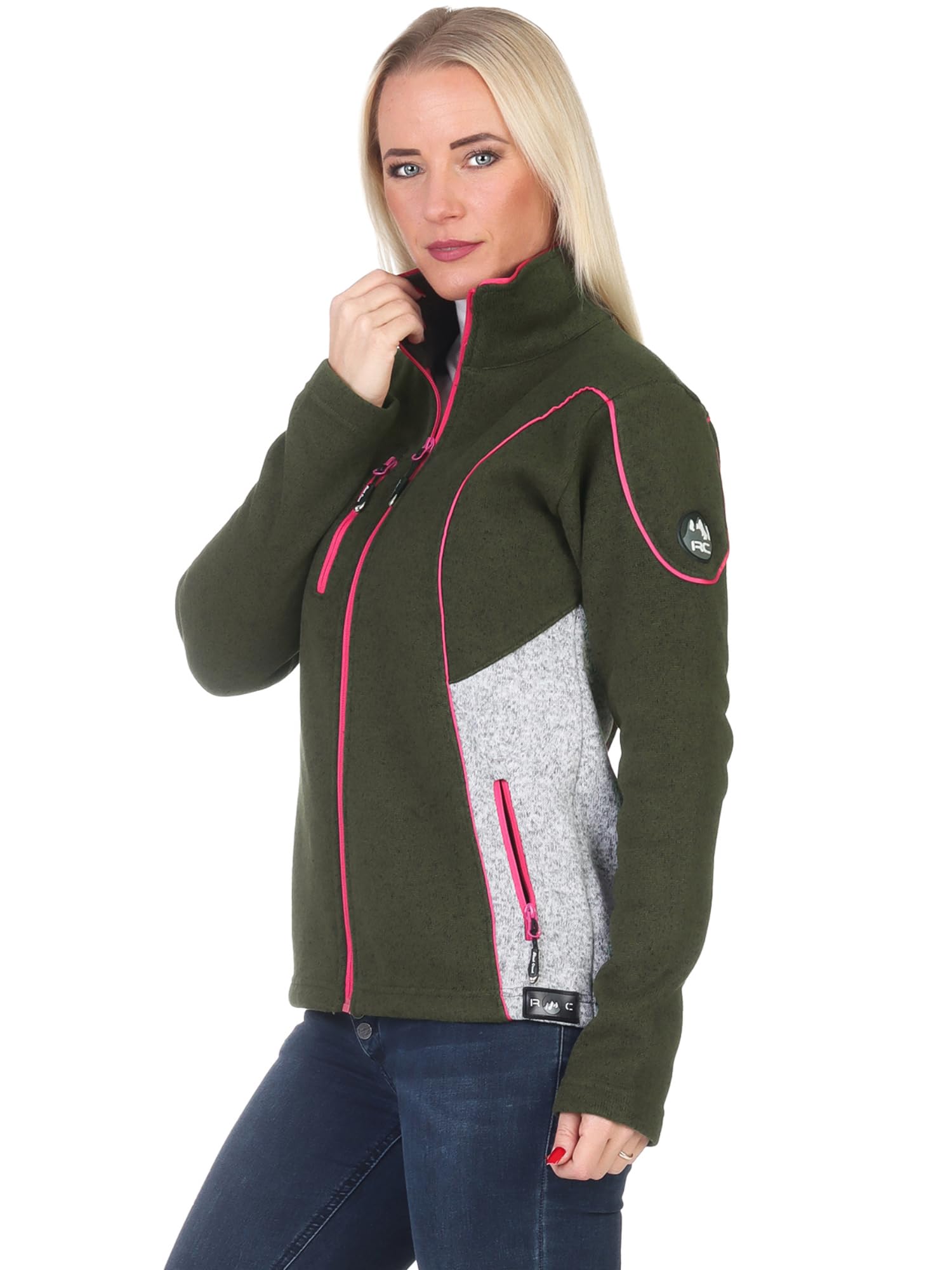 Rock Creek Damen Fleecejacke Outdoorjacke D-499