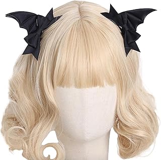 レディース 小悪魔 ヘアピン ヘアクリップ 髪飾り ヘアアクセサリー ロリータ ゴスロリ【J's select】 (黒×黒)