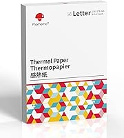 Vista 9 de Phomemo Papel para impresora térmica de letras estadounidenses, papel térmico Continuous Phomemo M08F, compatible con M08F-Letter, M08D, TATTMUSE