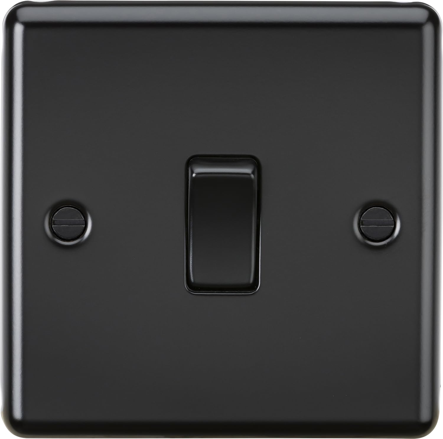 Knightsbridge Matt Black 20A 1G Dp Switch