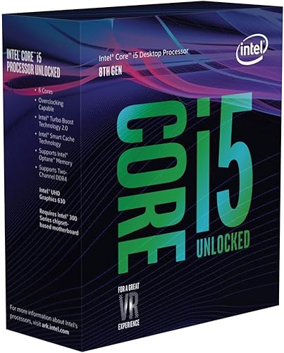 Microsoft Procesador Intel Core i5 i5-8600K Hexa-core (6 núcleos) 3.60 GHz - Socket H4 LGA-1151