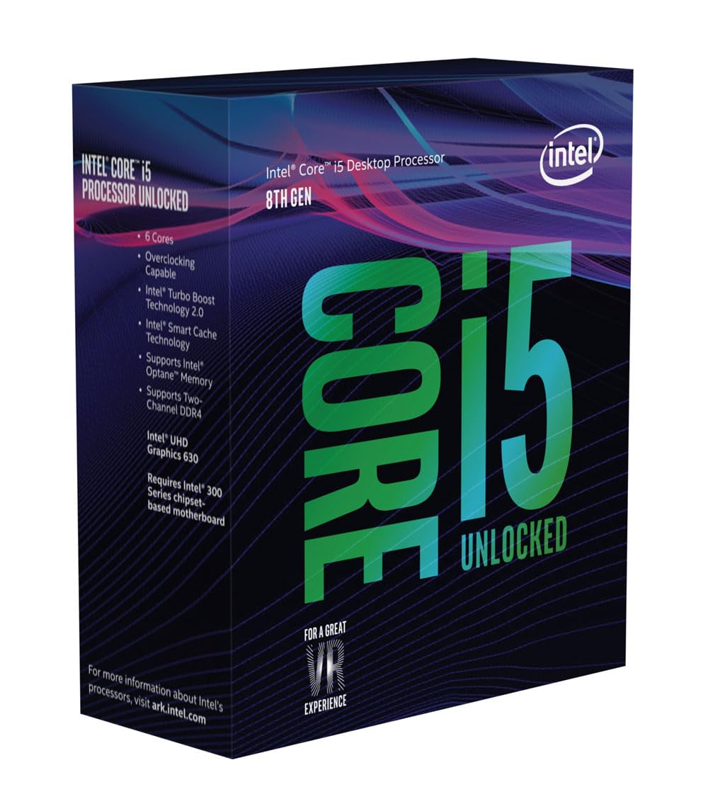 CPU intel CPU Core i5-8600k Amazon.com: Microsoft OEM Intel Core i5 i5-8600K Hexa-core
