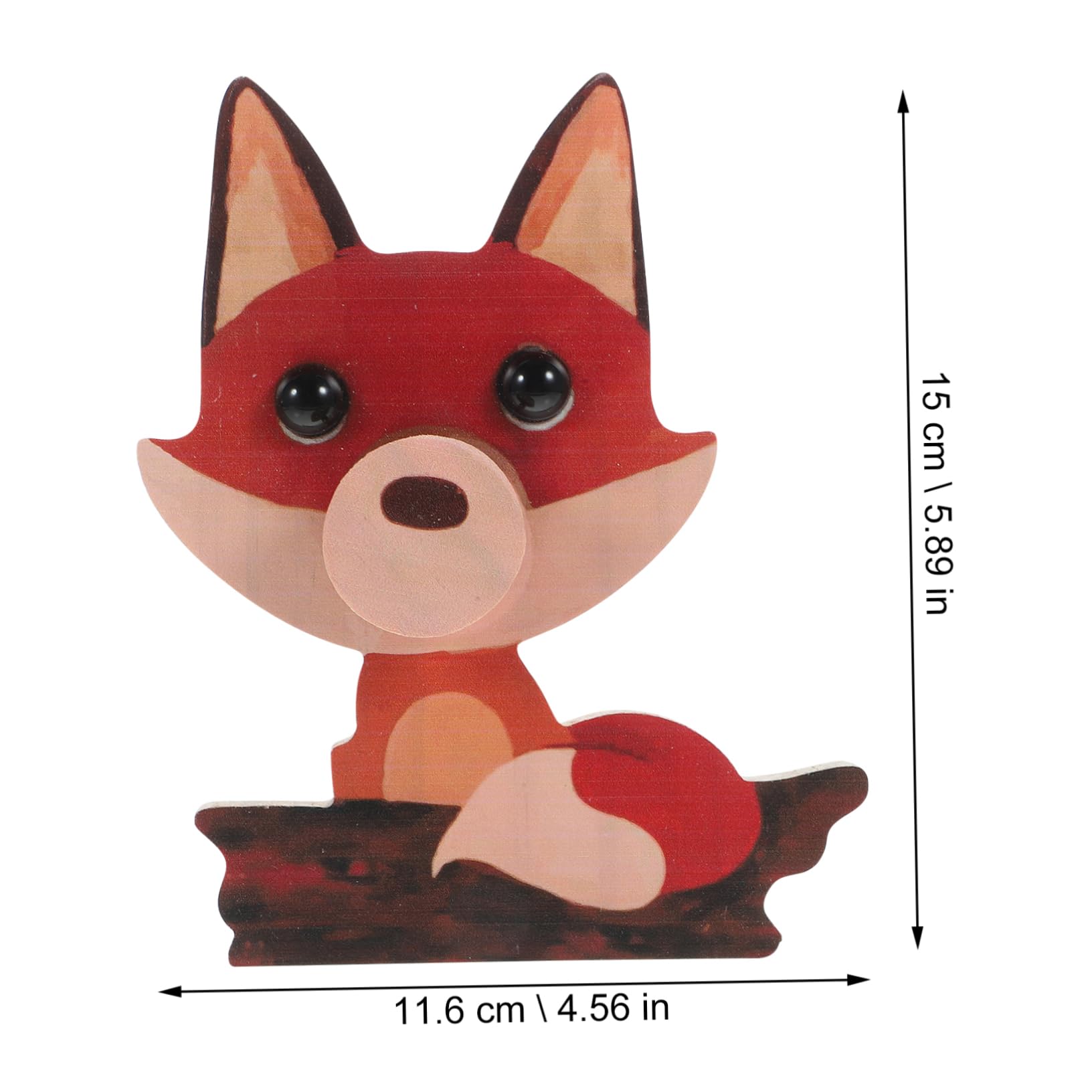 HOOTNEE Glasses Frame Wood Animal Statue Eyeglass Holders Glasses Rack Glasses Display Stand Sunglasses Display Rack Eyeglasses Stand Eyeglasses Holder Adorable Glasses Holder Rack