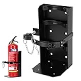 Heavy Duty Vehicle Bracket,Fire Extinguisher Brackets&Mounts-St12 Steel Red, Fit 20lb Dry/10lb Co2 Extinguisher-for School,Garage,Vehicle,Boat,Truck Generic Replacement for 810 by amerex