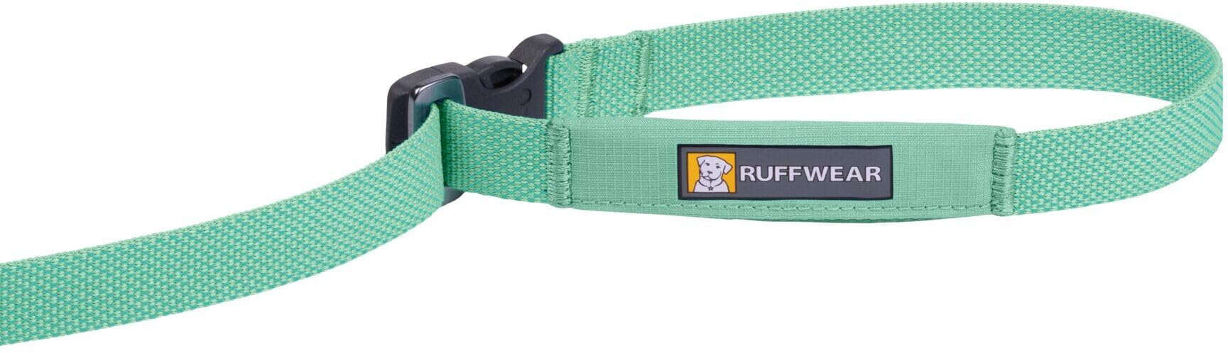 RUFFWEAR Correa para Perro Flagline, Correa Fuerte, Ligera y rápida, 2 en 1 de Mano o Cintura para Correr, Ajustable, Bolsillo de Almacenamiento y Clip de Bloqueo Seguro, Verde Salvia, Talla Única
