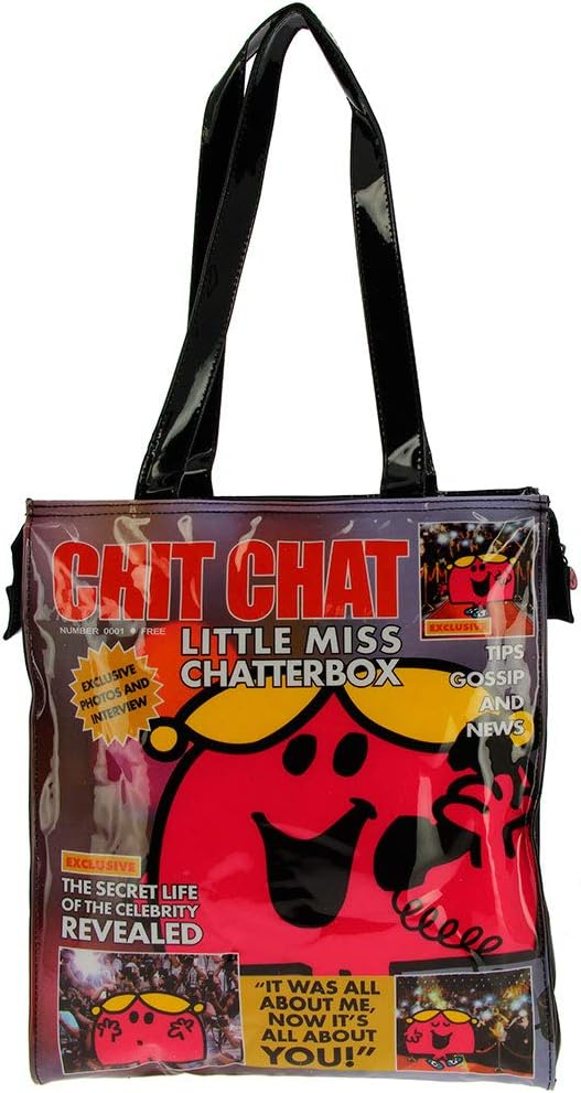 Mr Men Special Edition Little Miss Chatterbox Plastic Tote Shopper Bag