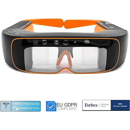 ThirdEye's X2 Mixed Reality + Augmented Reality Smart Glasses with Remote Eye Applications Suite for Deep Learning Movie Massive Screen 1280P See Through Binocular Display 42° FoV, 64 GB