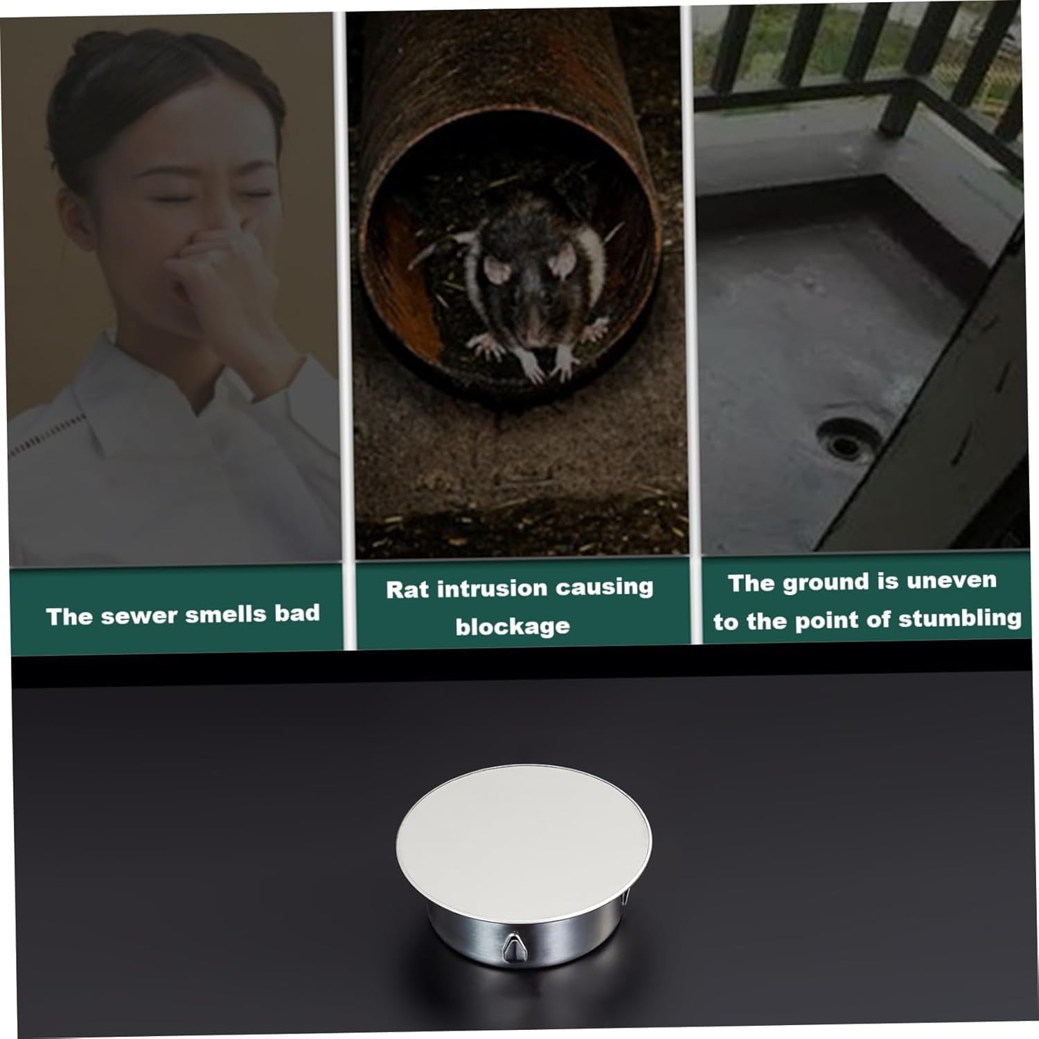 4 Inch Metal Tee Cap Round Dryer Vent Cover Metal Duct Fitting Dryer Duct End Cap Reusable, Pack of 1
