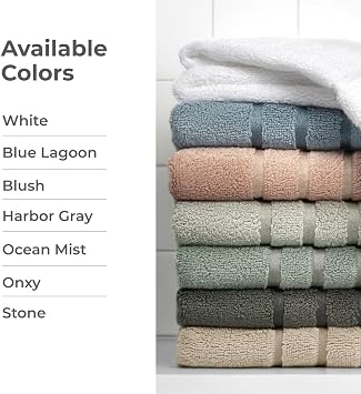 Cariloha Bath Towel - Soft Bamboo Viscose - Harbor Gray - 30 x 56 | Ultra Plush, Quick Dry Towel, Turkish Cotton, Bamboo Viscose Blend, Highly Absorbent Large Bathroom Towels, Odor Resistant