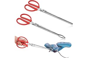 2PCS Snake Feeding Tongs