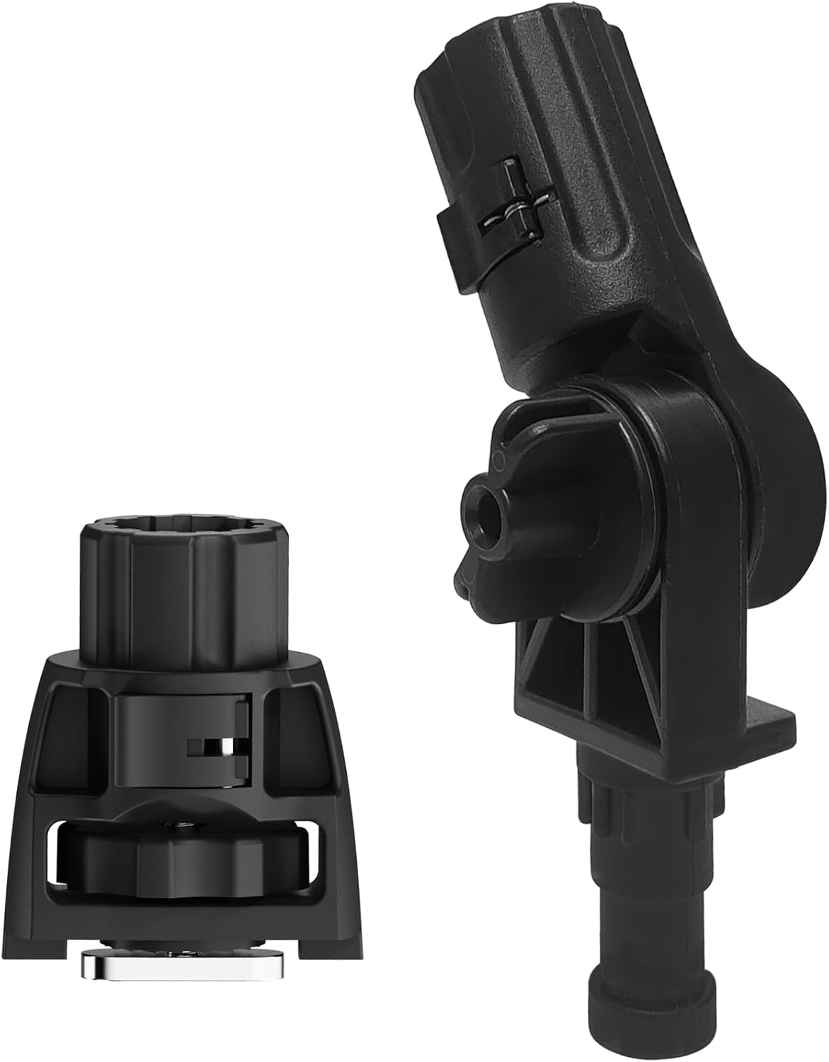 Kayak Extended Adapter, Adjustable Gear Head Adapter Kit with Anti-Rotation Locking Track Base for Rod Holders & Accessories