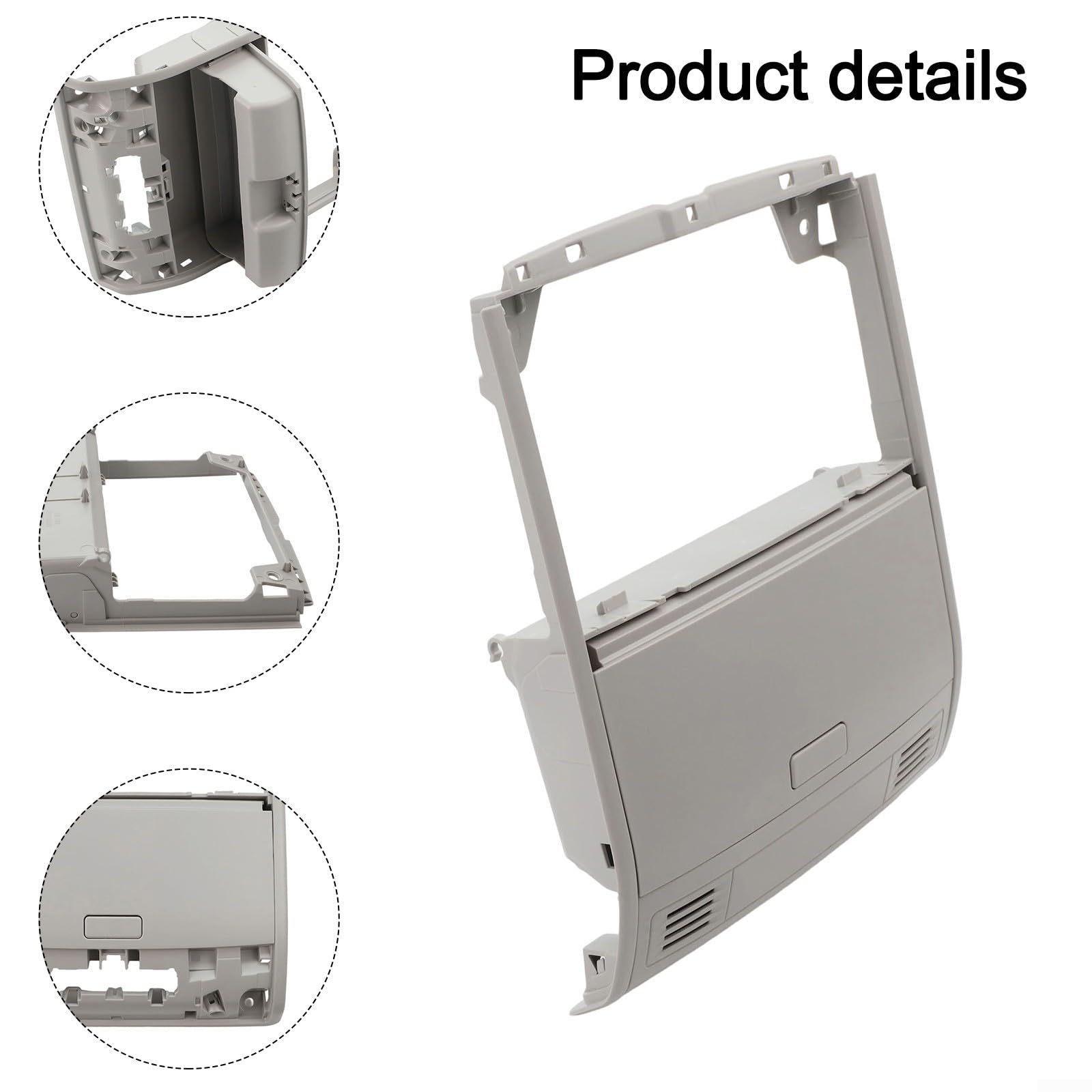Scatola portaoggetti per occhiali da sole, 5GG868837, custodia grigia per Golf 7 MK7 2018-2022, accessori interni